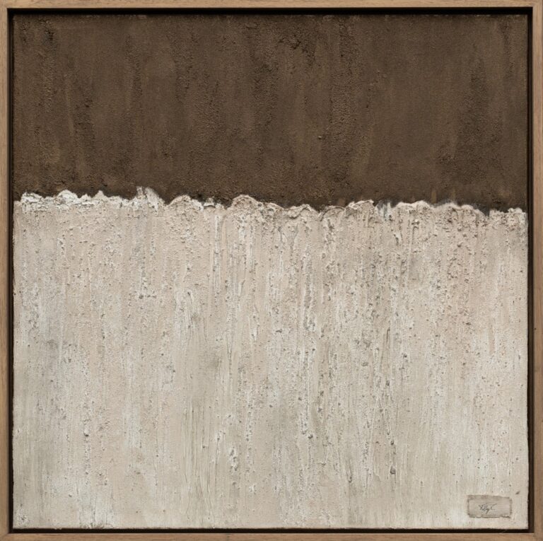 Aarde en textuur schilderij