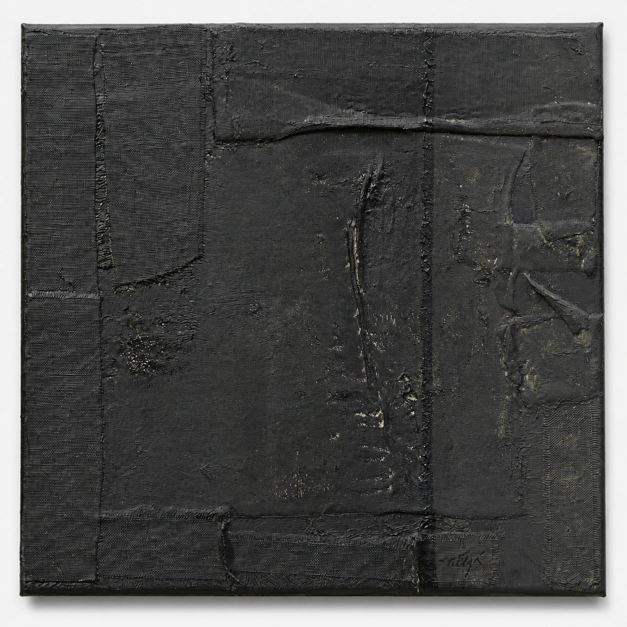 Zwart monochroom collage - Tilly Kouwenberg